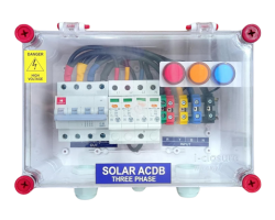 ACDB Box Single Phase 32A, Sibass320V SPD With + DCDB 1 in 1 Out 600V Sibass SPD (1Ph 32A Combo CS) - KEA (2) ACDB Box Single Phase 32A, Sibass320V SPD With + DCDB 1 in 1 Out 600V Sibass SPD (1Ph 32A Combo CS) - KEA